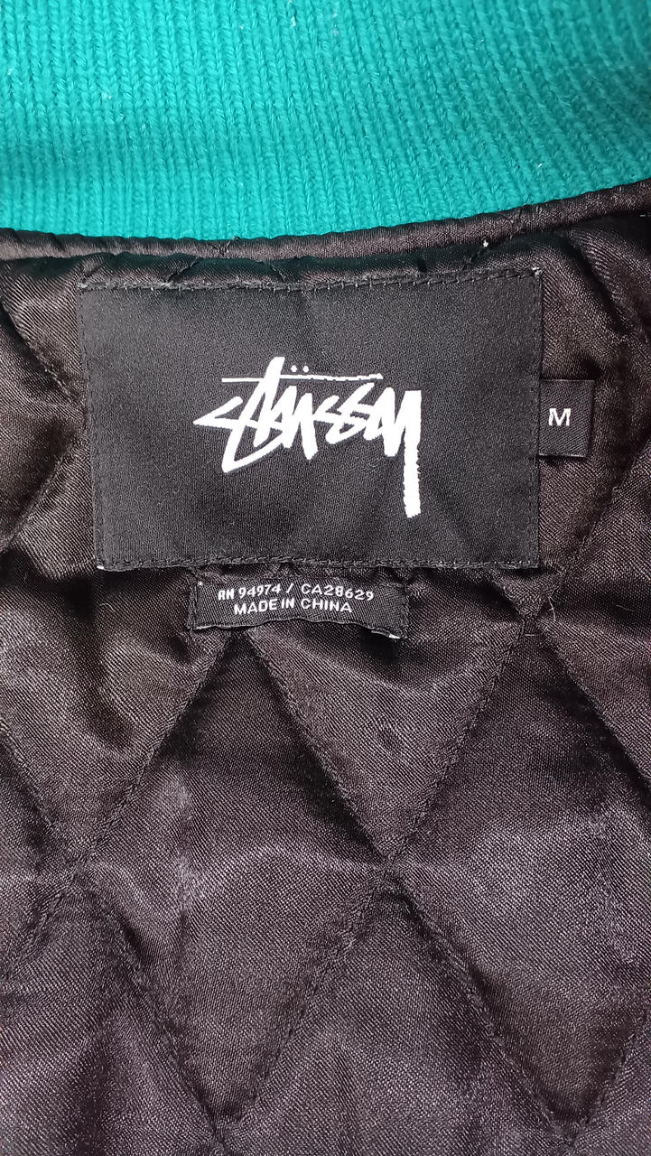 激安出品　stüssy ダークグリーン スタジャン STUSSY|スタジャン|HARDOFFオフモール（オフモ）|2031670000116214