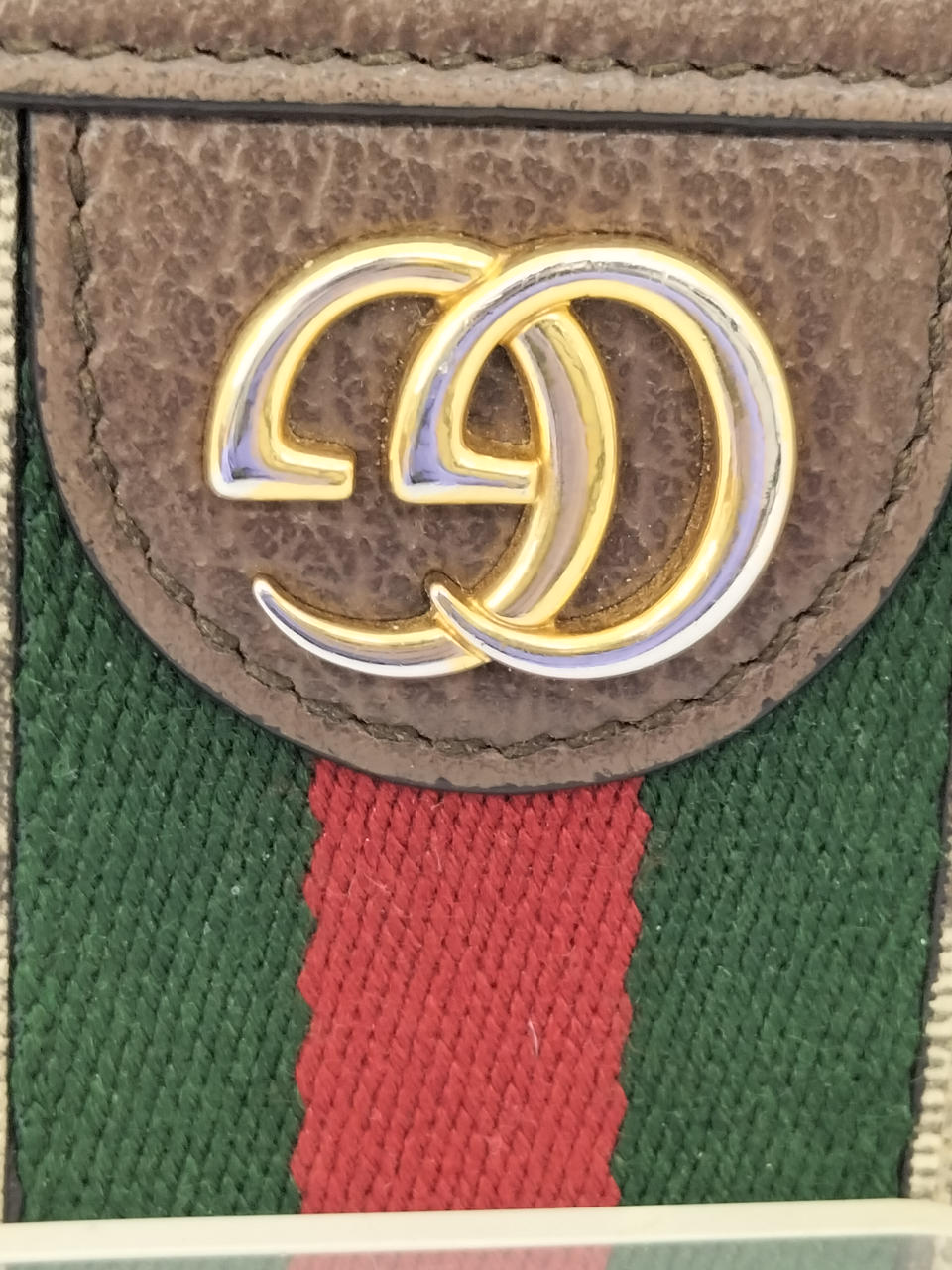【美品】OLD Gucci☆二つ折り財布 グッチ 二つ折り財布 レディース GUCCI スクリプト ミニ