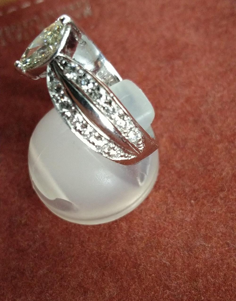 Pt900 プラチナ900 ダイヤモンド リング ダイヤ 指輪 9.5g 0.52ct