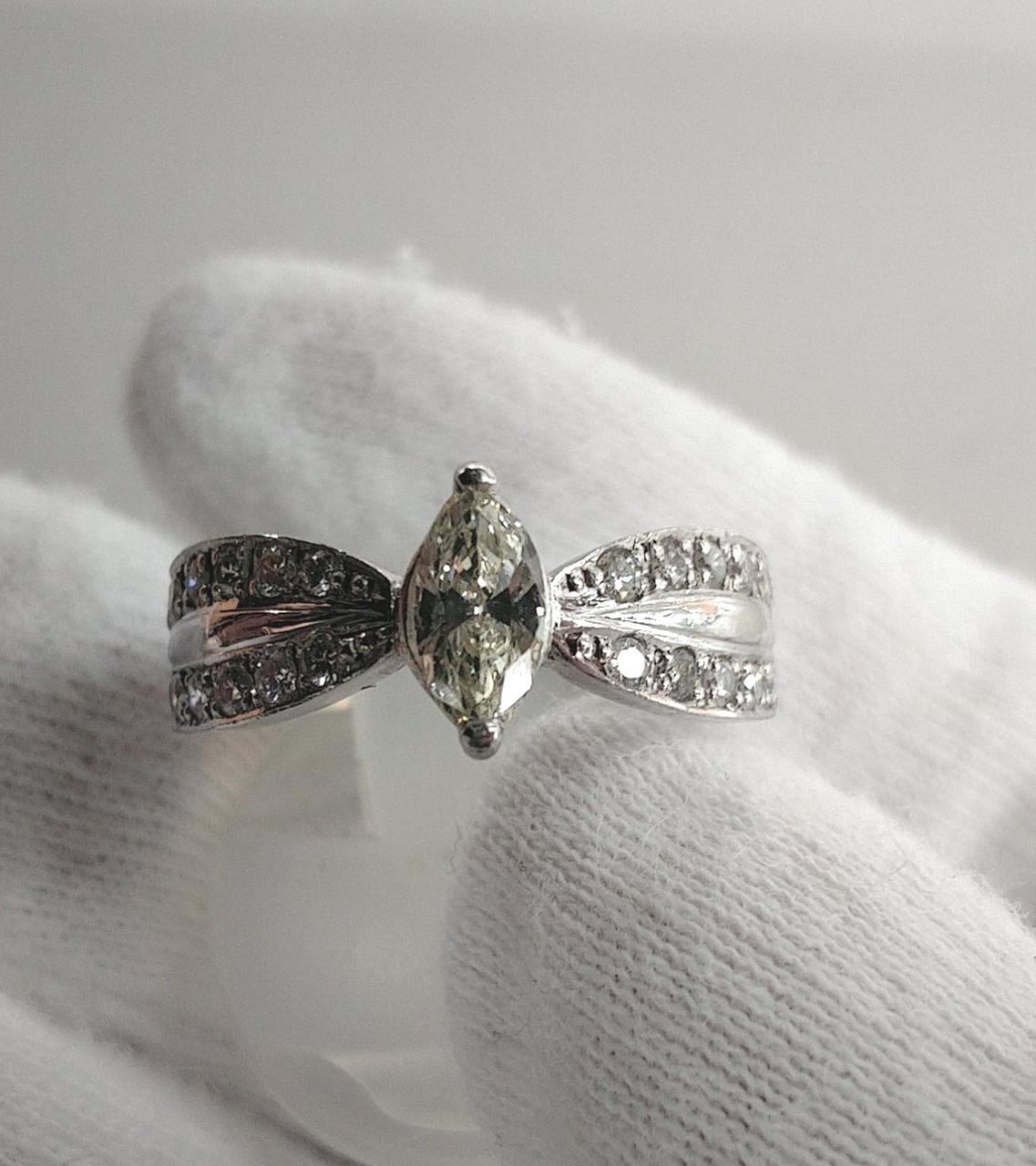 Pt900 プラチナ900 ダイヤモンド リング ダイヤ 指輪 9.5g 0.52ct