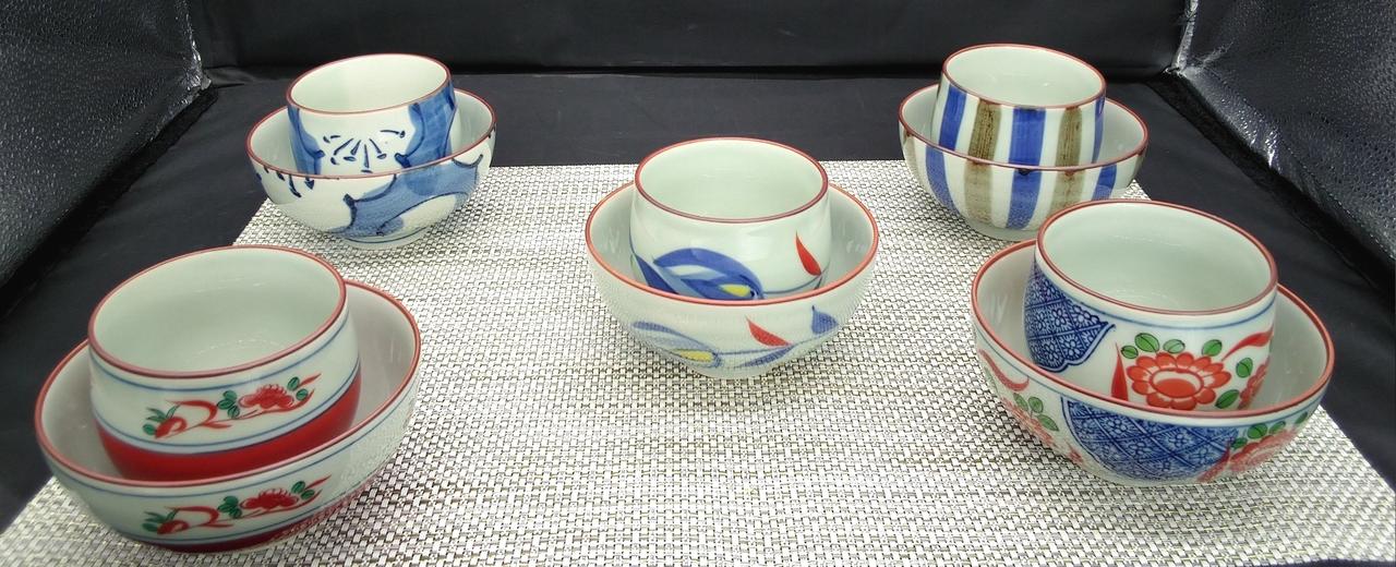 肥前のうつわ|茶碗、湯呑各5|HARDOFFオフモール（オフモ