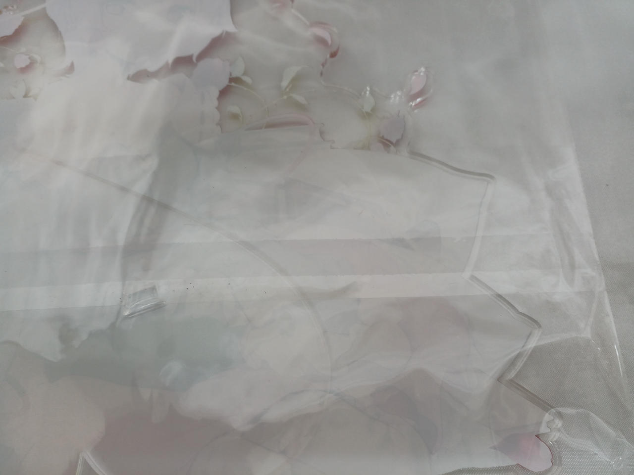 シール止めしてありました