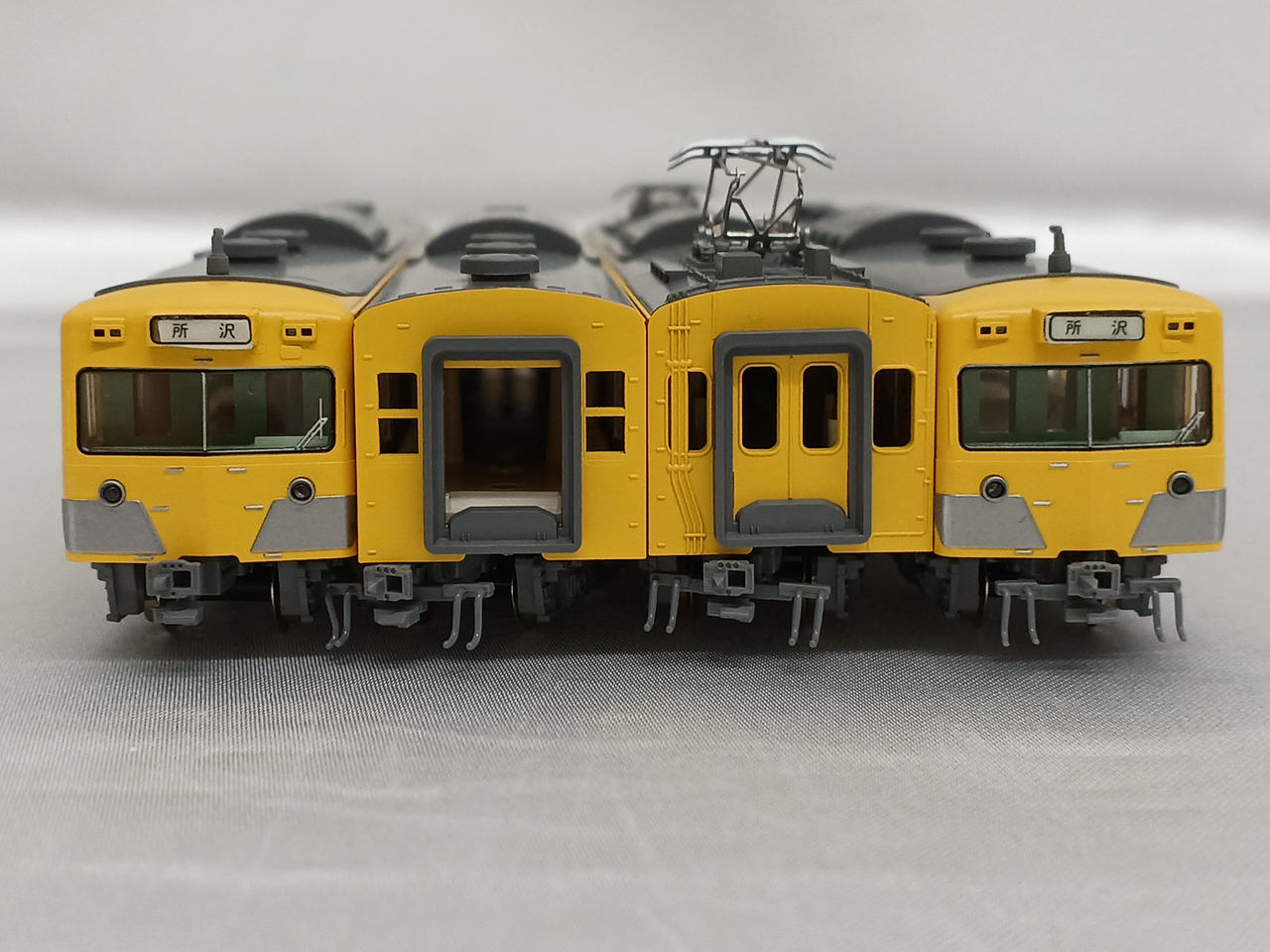 KATO 西武鉄道ワフ101型セットに　室内灯　貨物側テールライト点灯加工模型 KATO 西武鉄道ワフ101 2両セット 室内灯 貨物室側テールライト