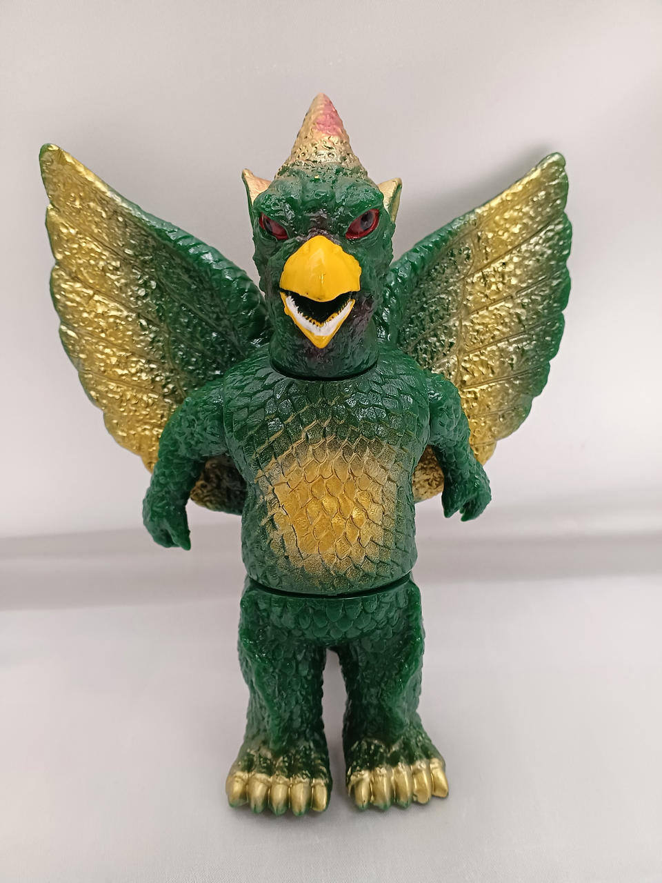 大怪獣・ガッパ。©️日活。ソフトビニール人形・極上品。【首のみ稼働