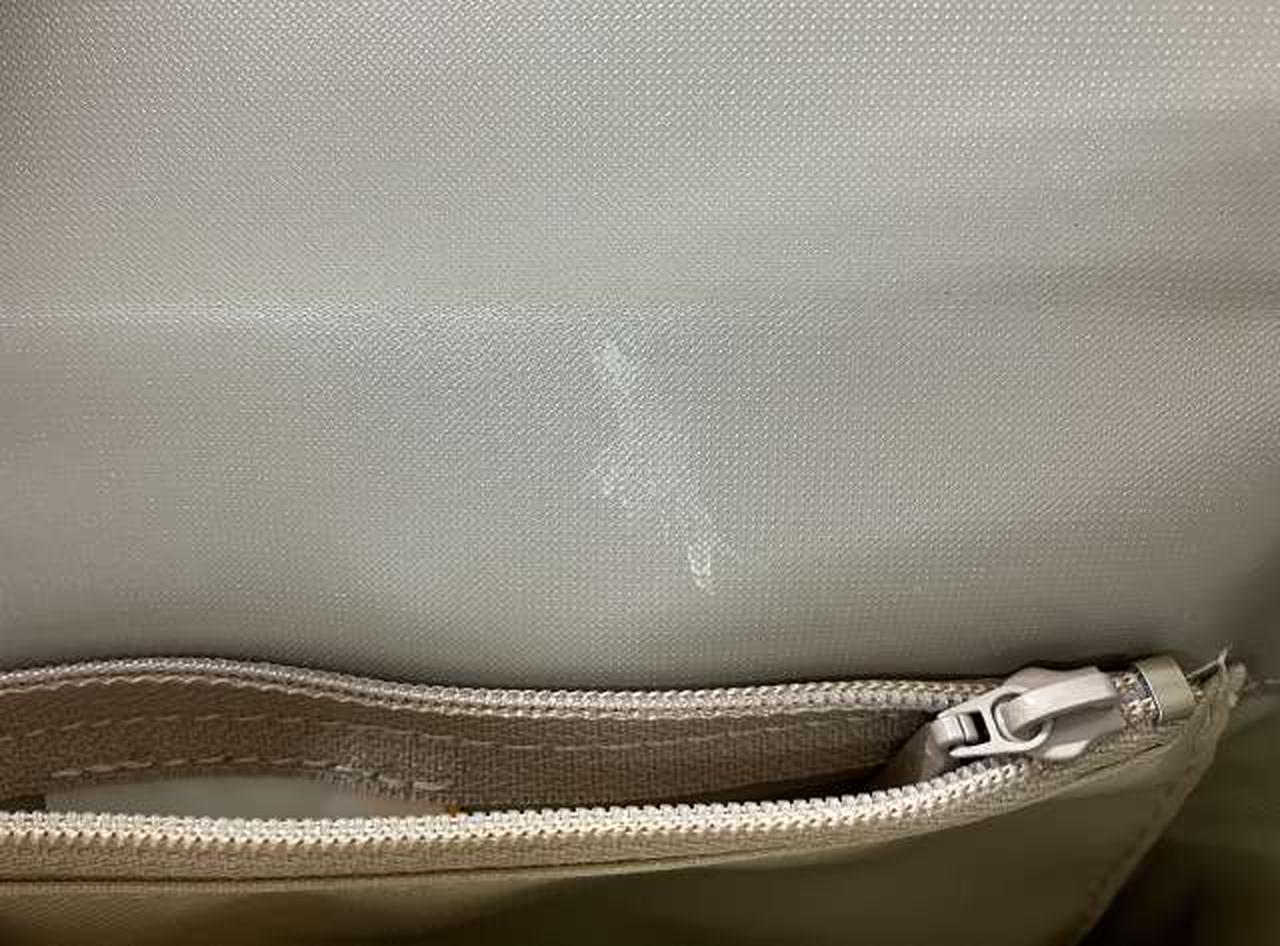 内側：白い汚れあり。