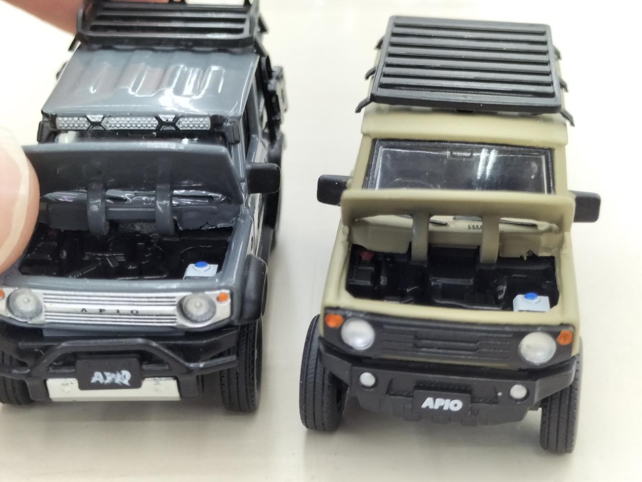 グレーのAPIO印刷が崩れています。