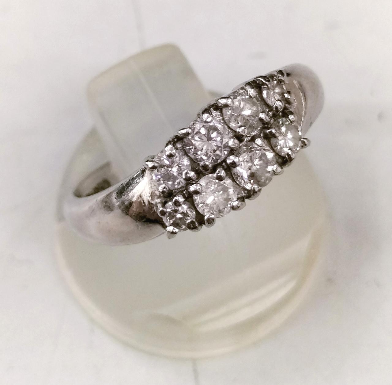 D0.61CT|Pt850 ダイヤモンド付きプラチナリング|HARDOFFオフ