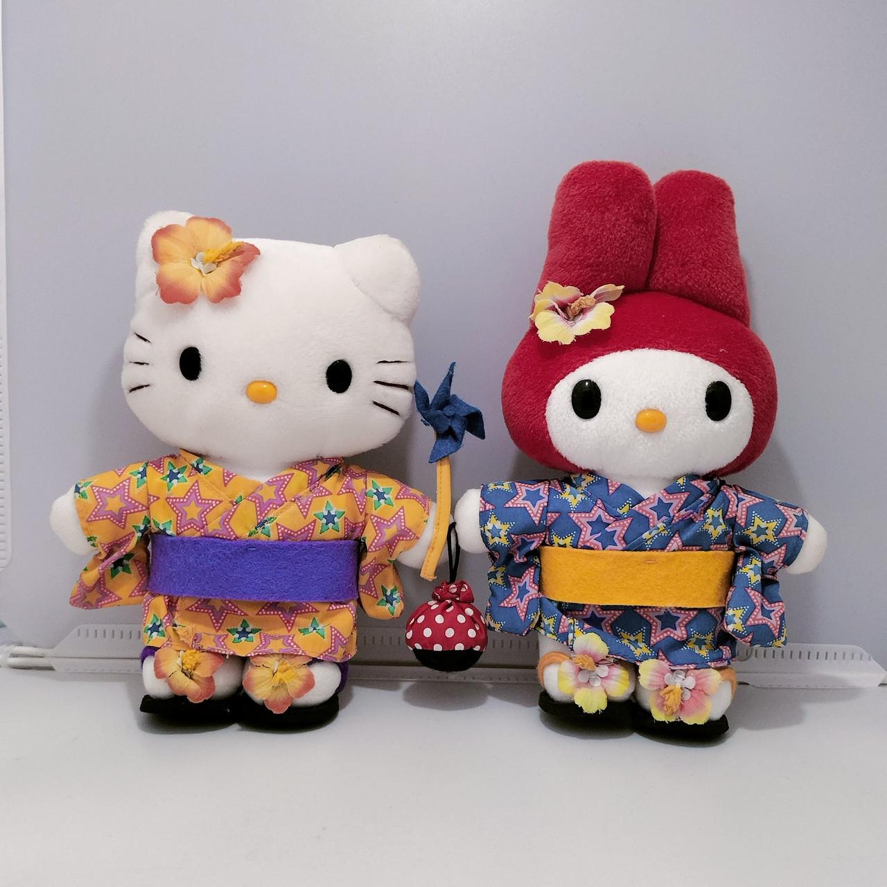 キティ　浴衣　ぬいぐるみ サンリオ ハローキティ 浴衣ぬいぐるみ - メルカリ