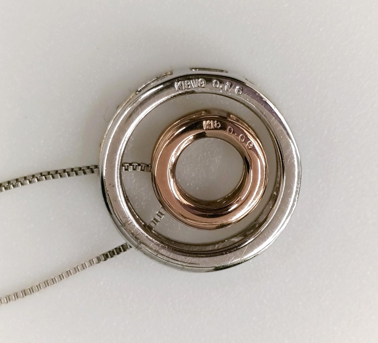 週末お値下げ❗KAORU 1粒ダイヤ 18kネックレス ダイヤモンド0.05ct ネックレス イエローゴールド(月のあかり 日