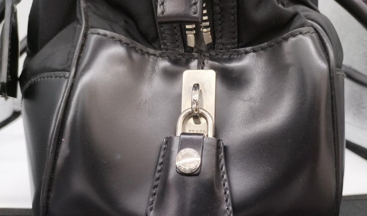 ボウリング用バッグ SS2000 PRADA LEATHER HAND BAG ボウリング用バッグ SS2000 PRADA LEATHER HAND BAG ボウリング用