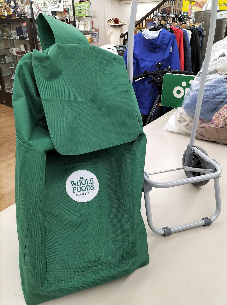 【新品・未使用】Whole Foods ショッピングカート　ホールフーズ WHOLE FOODS MARKET|ホールフーズマーケット ショッピングカート