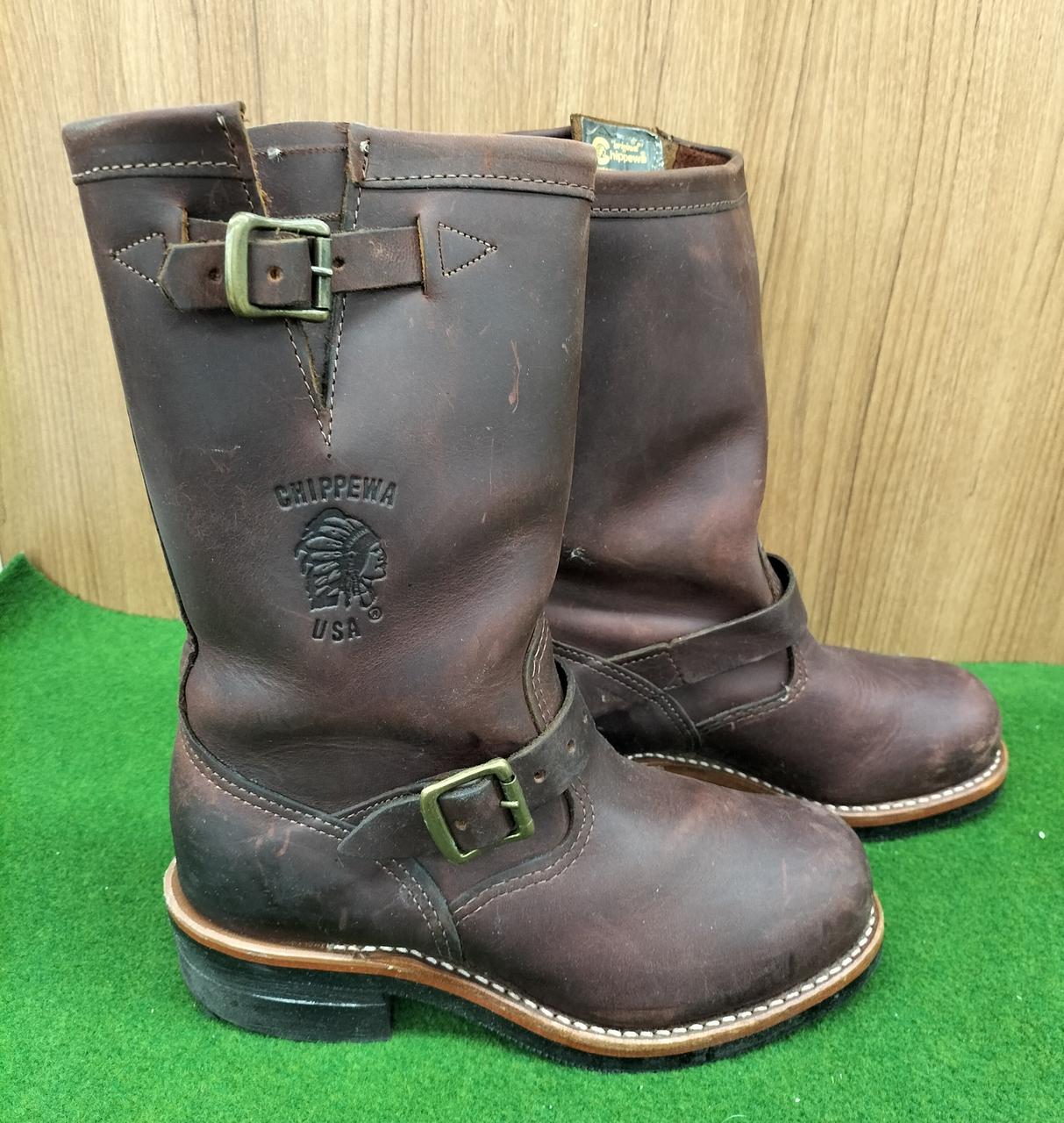 Chippewa エンジニアブーツ グレー CHIPPEWA|エンジニアブーツ 5 1/2 E|HARDOFFオフモール（オフモ