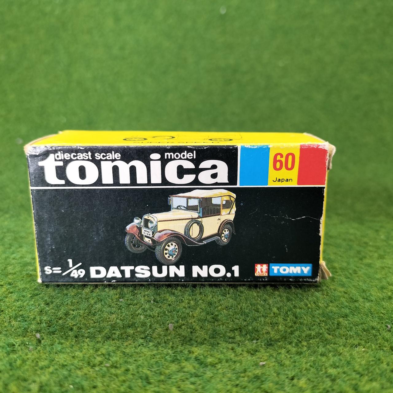 トミカ No.60 トミカ ダットサン 第一号車 DATSUN NO.1 黒箱 当時物