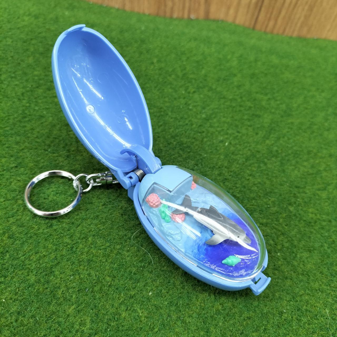 ポケットクリッター　Dolphin World　イルカキーホルダー Takara Pocket Critters Vtg Dolphin World Keychain Key Ring