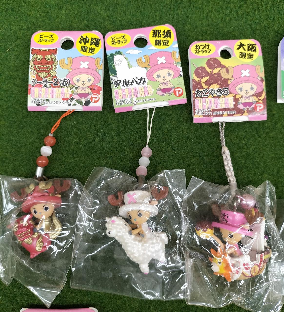 チョッパー　ご当地ストラップ　ワンピース　根付け　まとめ売り　廃盤品　95個 チョッパー ご当地ストラップ ワンピース 根付け まとめ売り