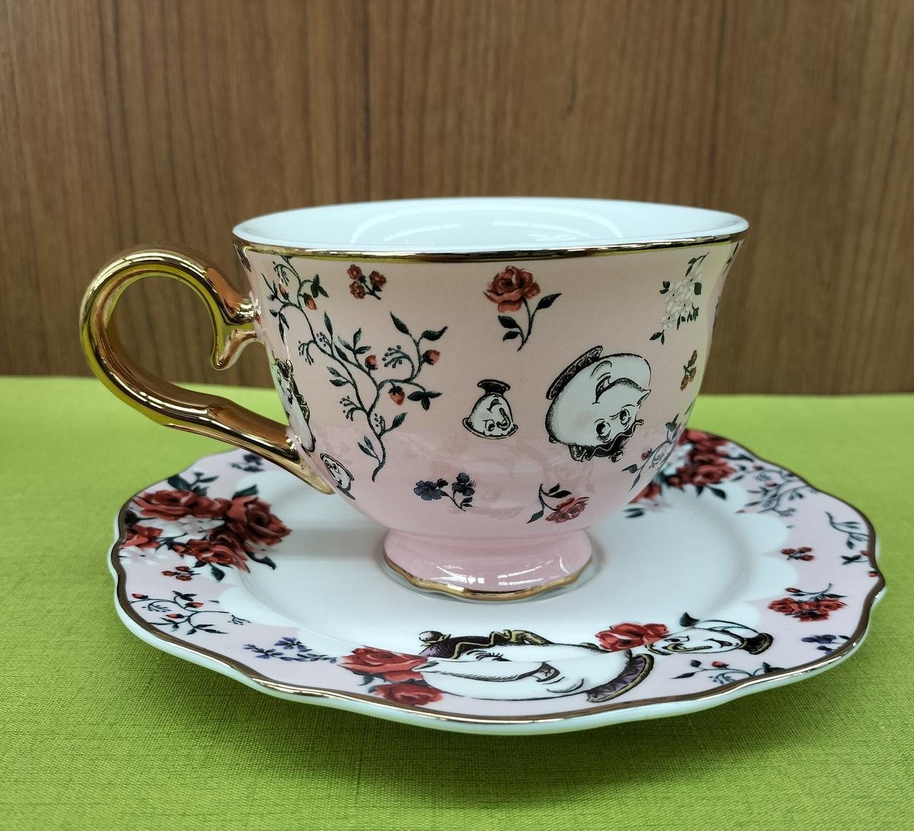 未使用ヴィンテージ1994年購入美女と野獣ティーセット 美女と野獣