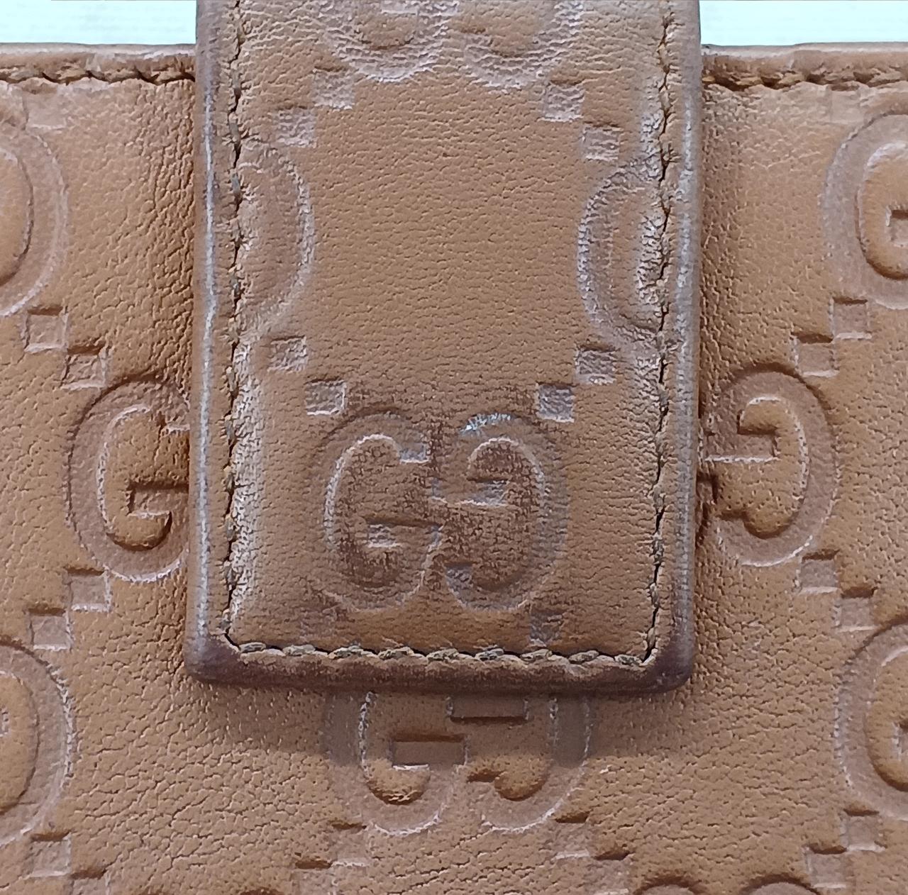 極美品 GUCCI 長財布 極美品]GUCCI グッチ シェリーライン ラウンドファスナー財布 長