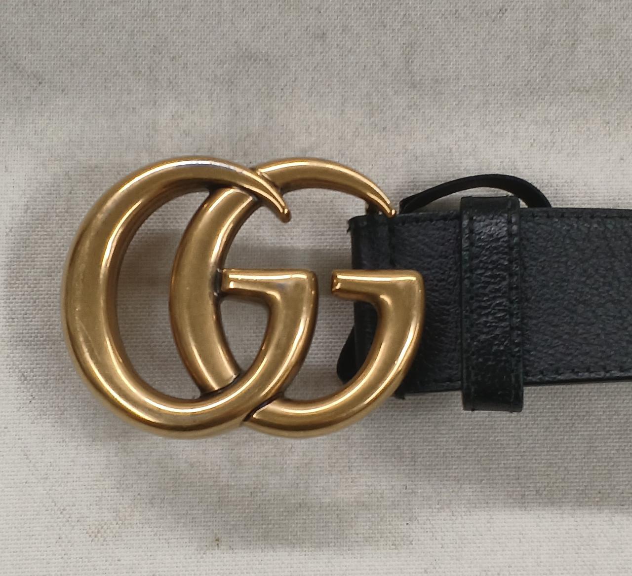 ダブルG ワイドベルト[GUCCI] ダブルG ワイドベルト ブラック レザー | GUCCI公式