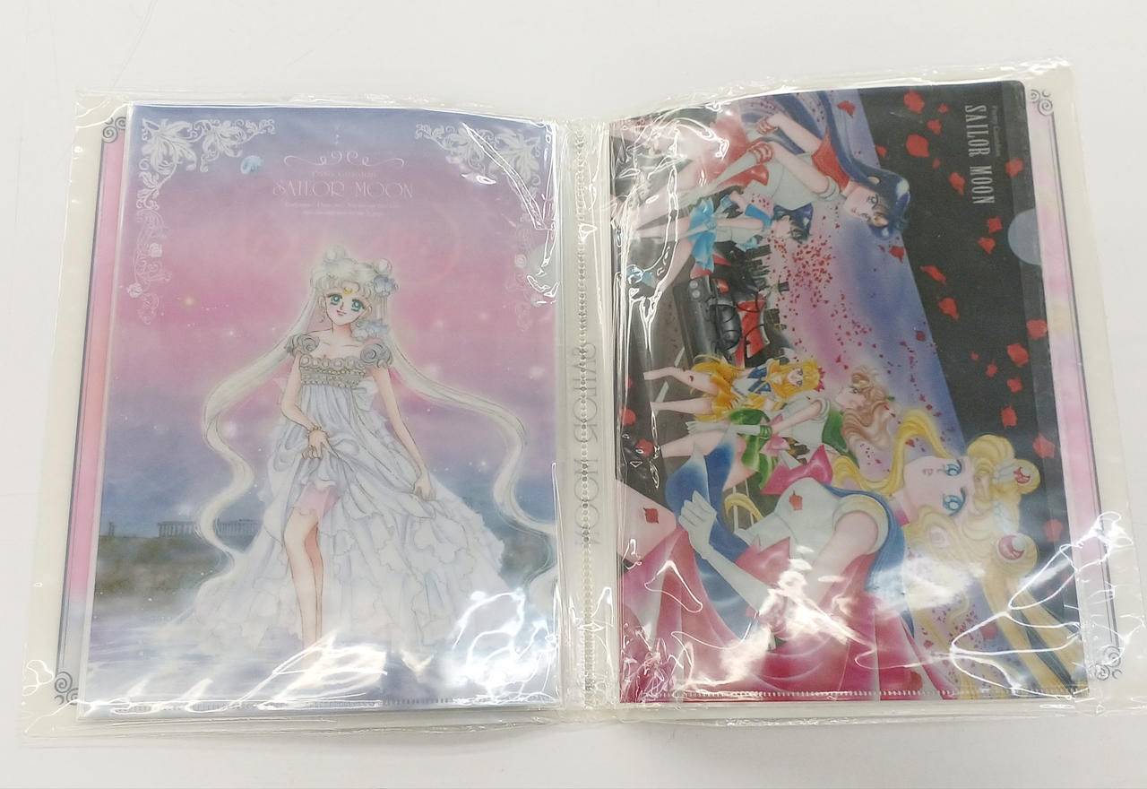 セーラームーン展 クリアファイルホルダー 2点　レア サンスター文具|美少女戦士セーラームーン展 A4クリアファイル