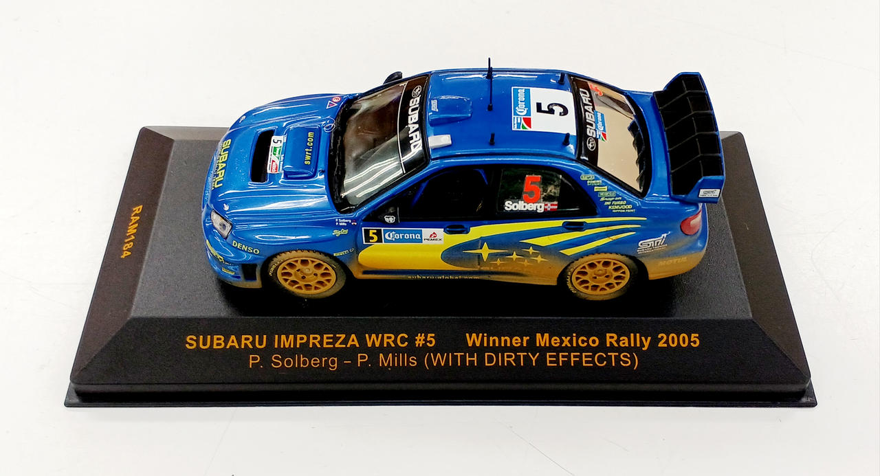 スバルインプレッサWRCの1:43スケールモデル スポーツグレードの「スバル インプレッサ WRC」が1/43スケール