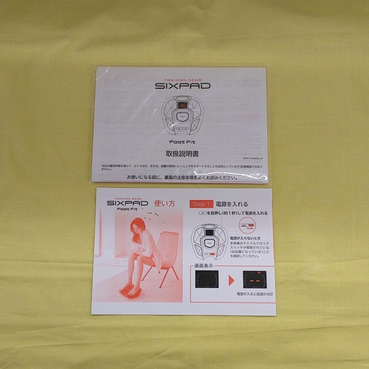 【中古美品】SIXPAD Foot Fit 外箱あり 説明書あり SIXPAD Foot Fit Lite（シックスパッド フットフィット ライト
