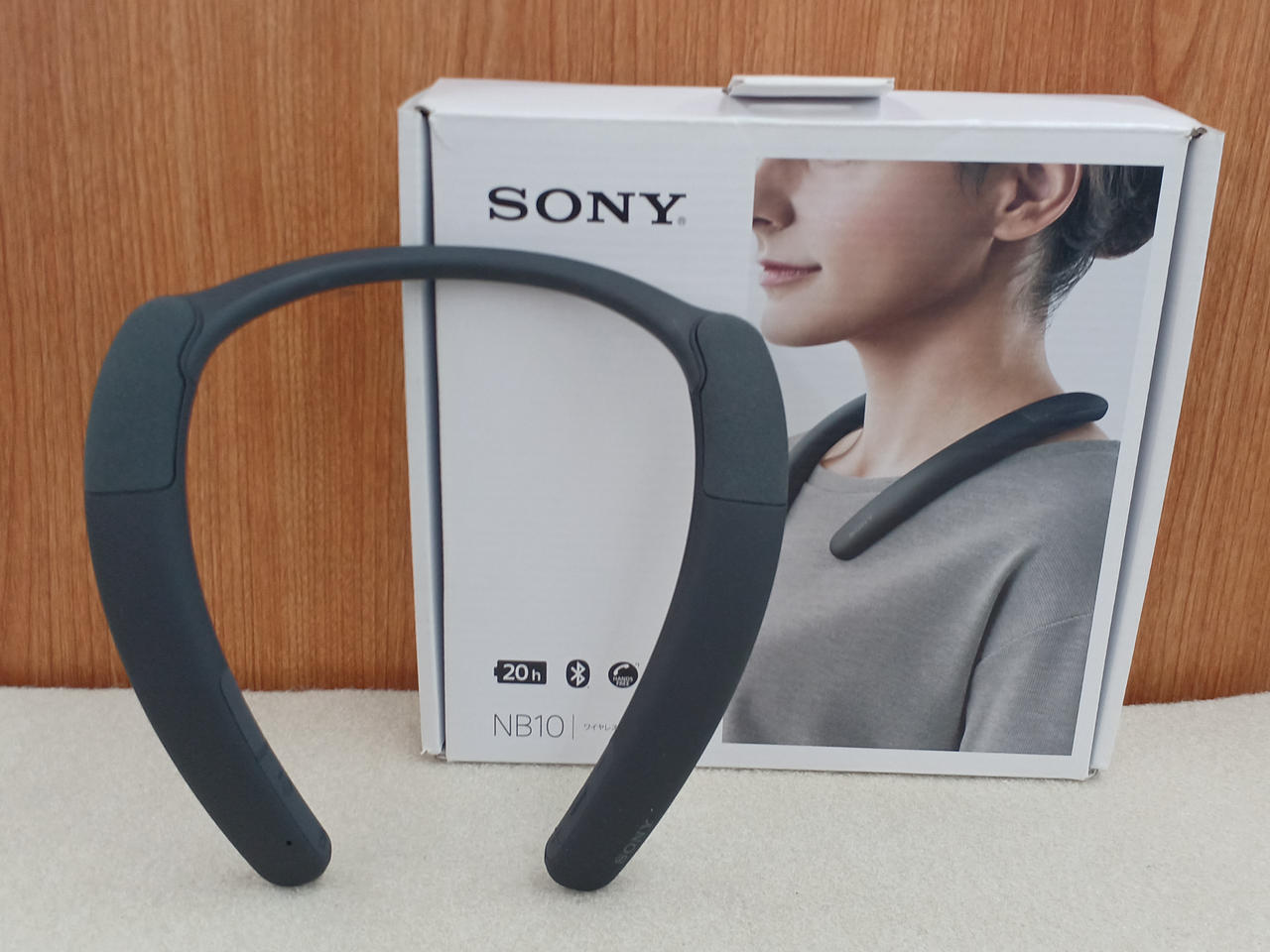 美品　SONY NB10 ネックスピーカー ブラック SRS-NB10 | アクティブスピーカー／ネックスピーカー | ソニー