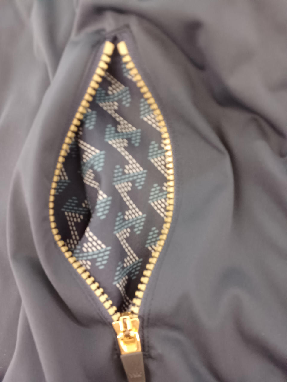 外側ポケット内部