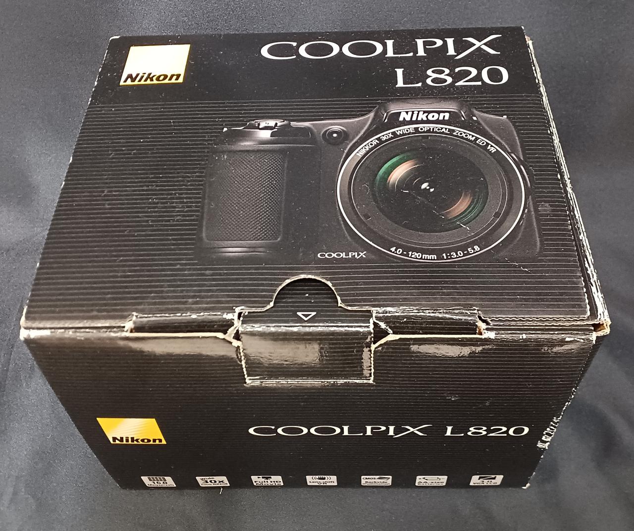 Nikon COOLPIX L820 デジタルカメラ 【中古】 Nikon COOLPIX L820 16 MP CMOS Digital Camera with 30x Zoom Lens