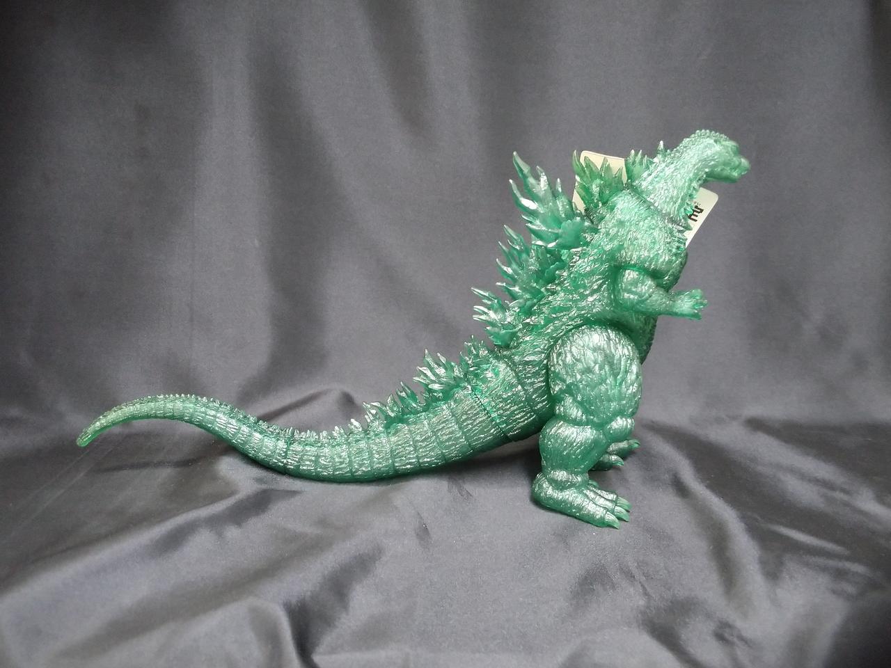 バンダイナムコ ゴジラ グリーンVer. スーパー7 リ・アクション 東宝ゴジラ怪獣 ゴジラ（セミクリア