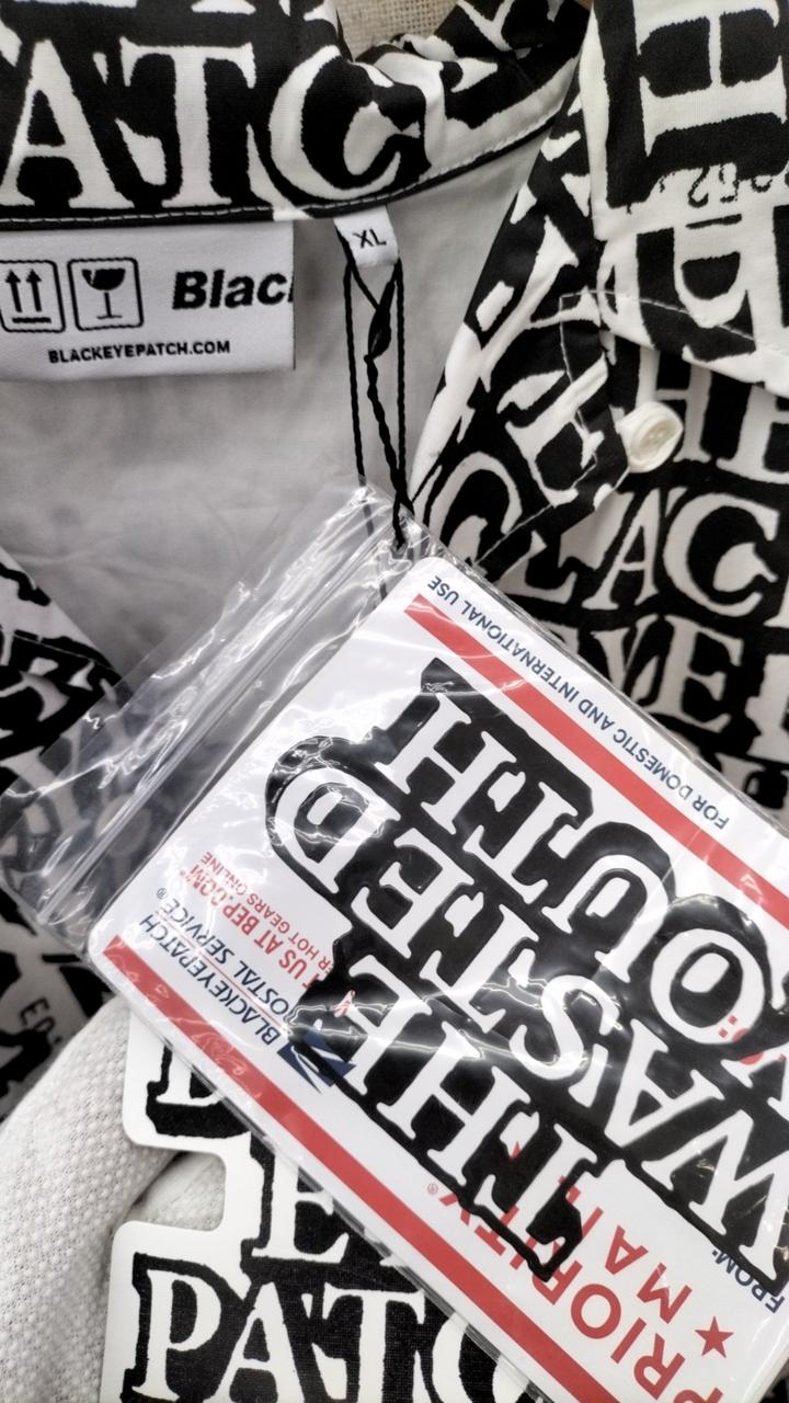 BLACKEYEPATCH X WASTED YOUTH|STICKER COVERED S/S SHIRT|【ハード 