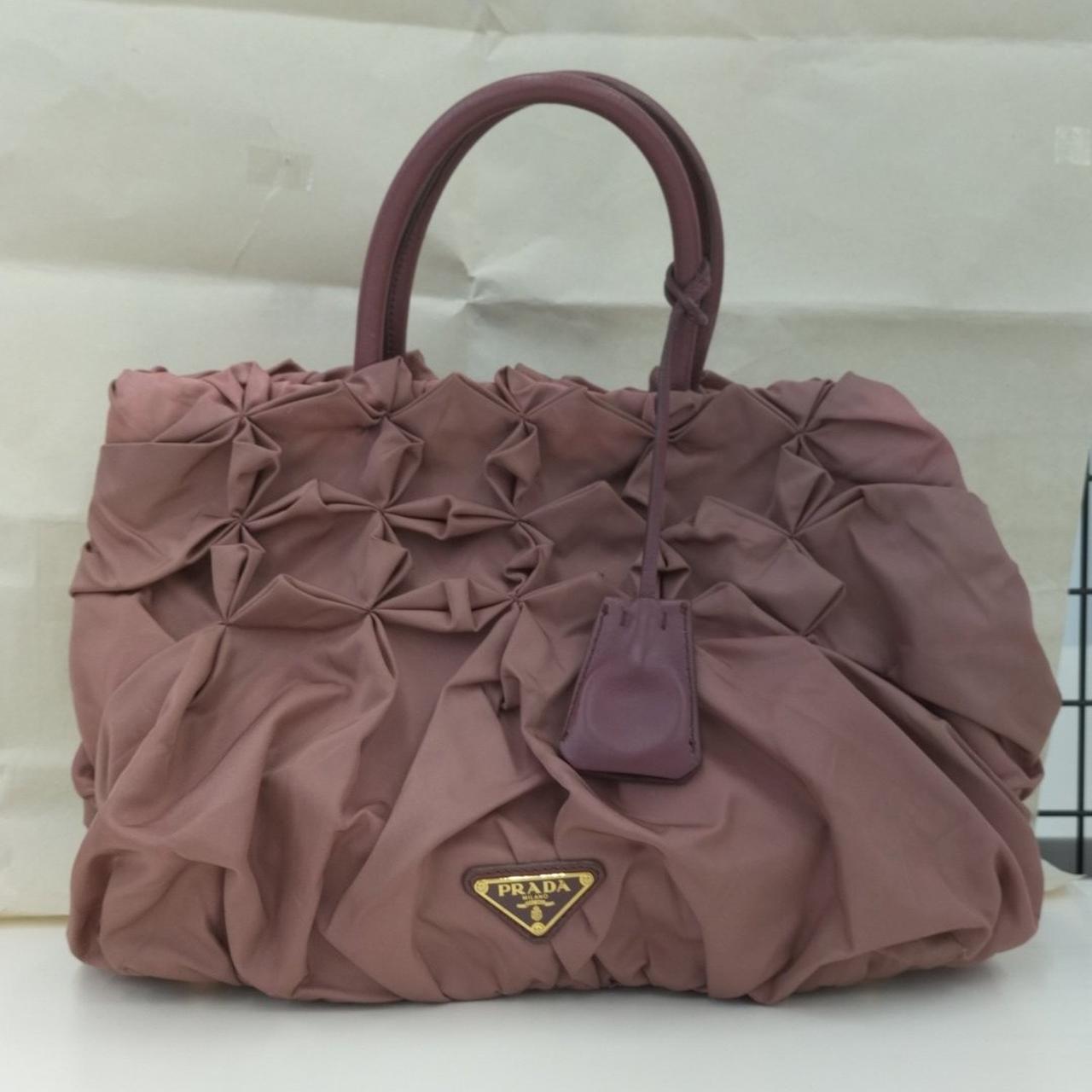 プラダ　フリルバック 楽天市場】プラダ PRADA フリルトートバッグ ハンドバッグ