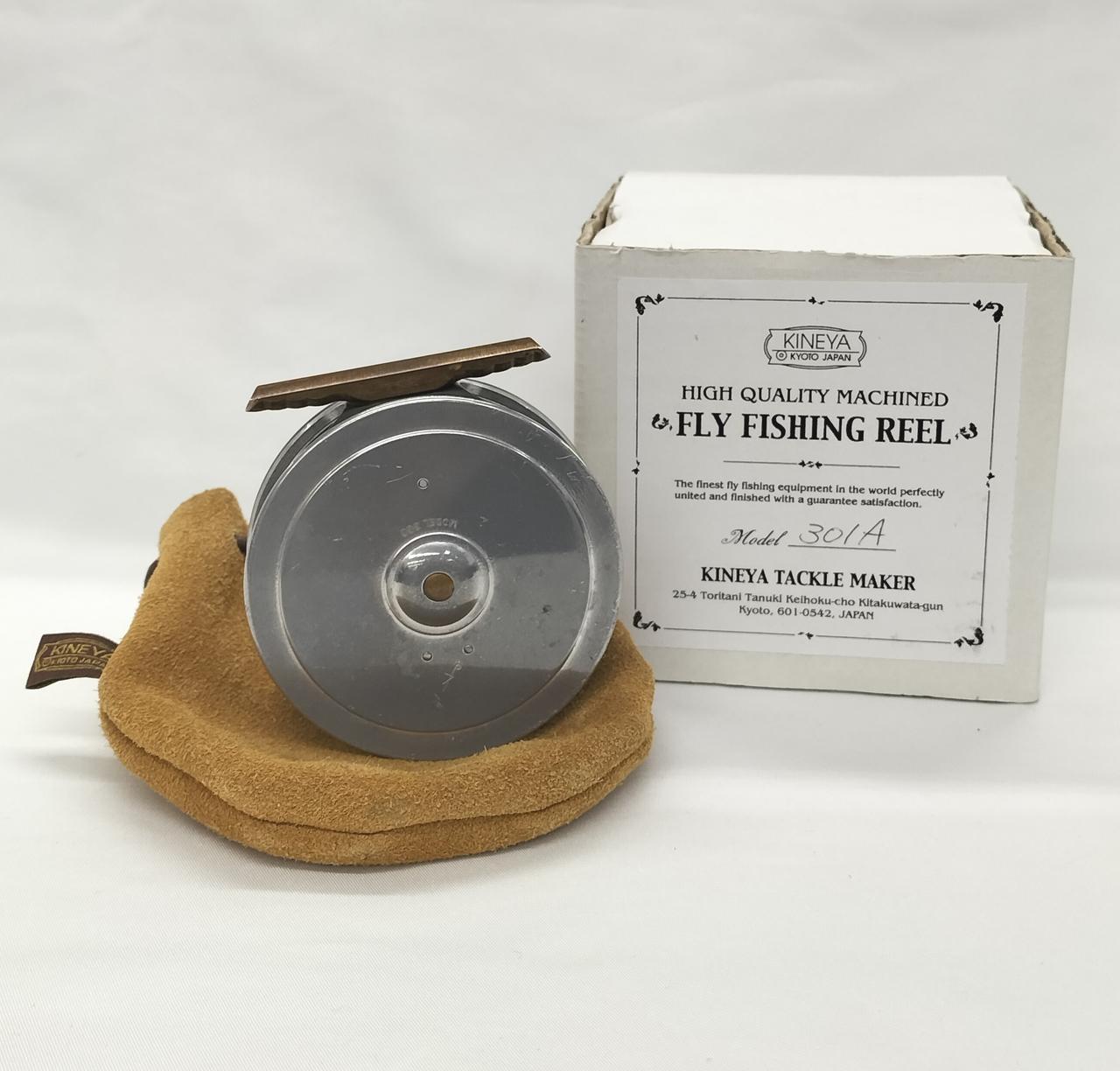 KINEYA　キネヤ　フライリール　カヴォスNI　ニッケルシルバー　実釣未使用品 KINEYA キネヤ フライリール カヴォスNI ニッケルシルバー 実釣
