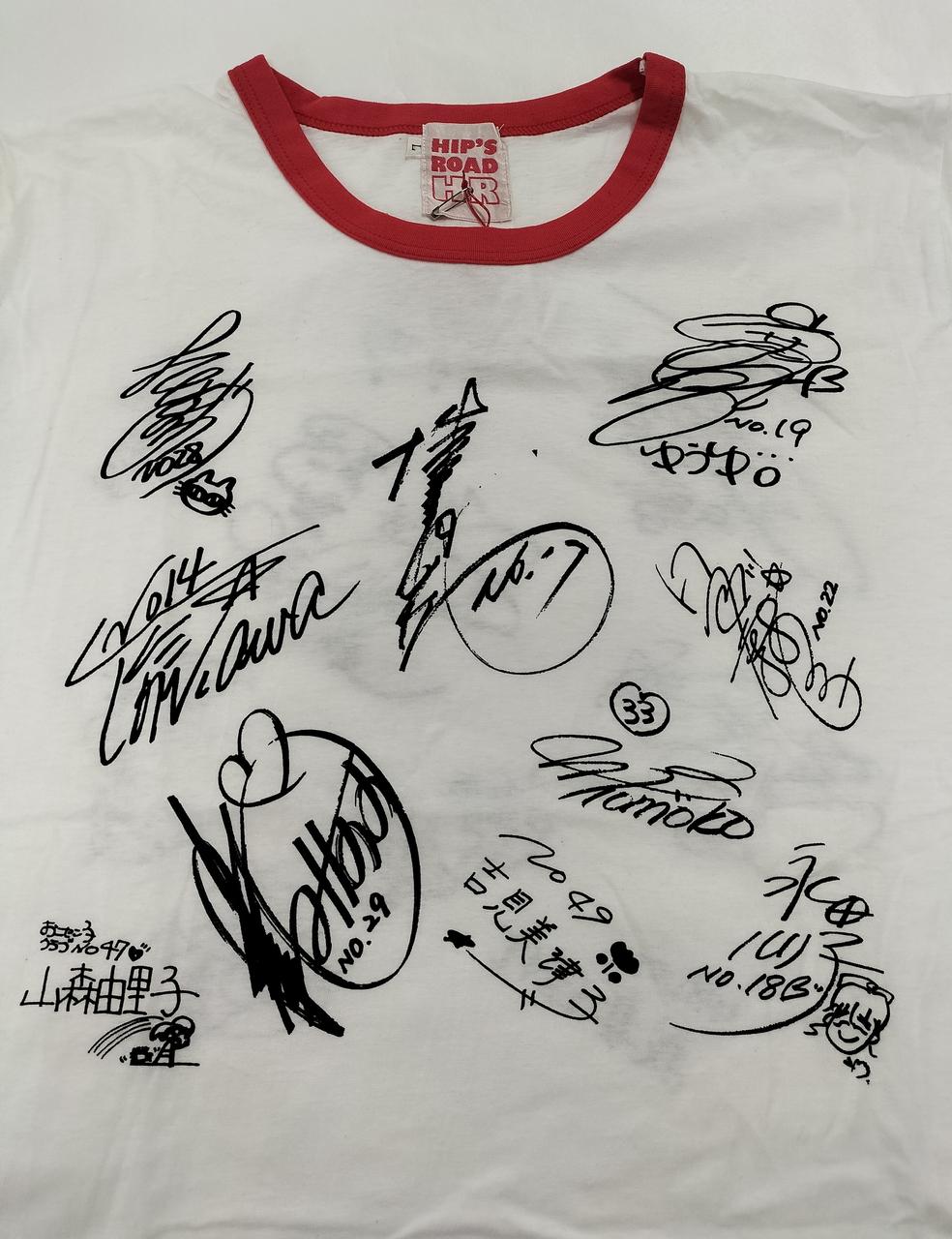 HIP'S ROAD|おニャン子クラブ サインプリント Tシャツ|HARDOFF