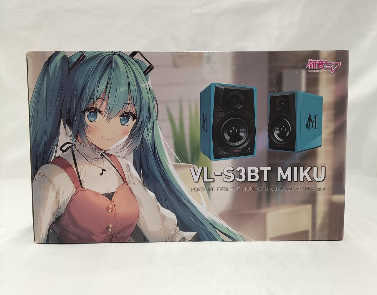 TASCAM スタジオモニタースピーカー 初音ミク VL-S3BT MIKU 初音ミクモデル『VL-S3BT MIKU』ならびに鏡音リン・レンモデル