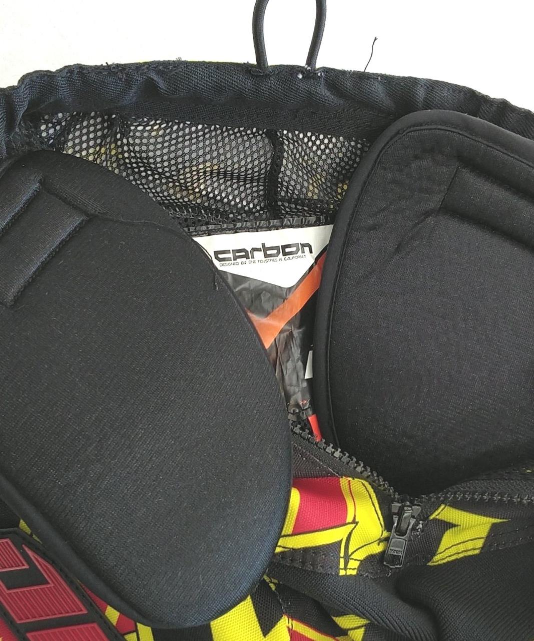 内側、プロテクター部分、使用感あり