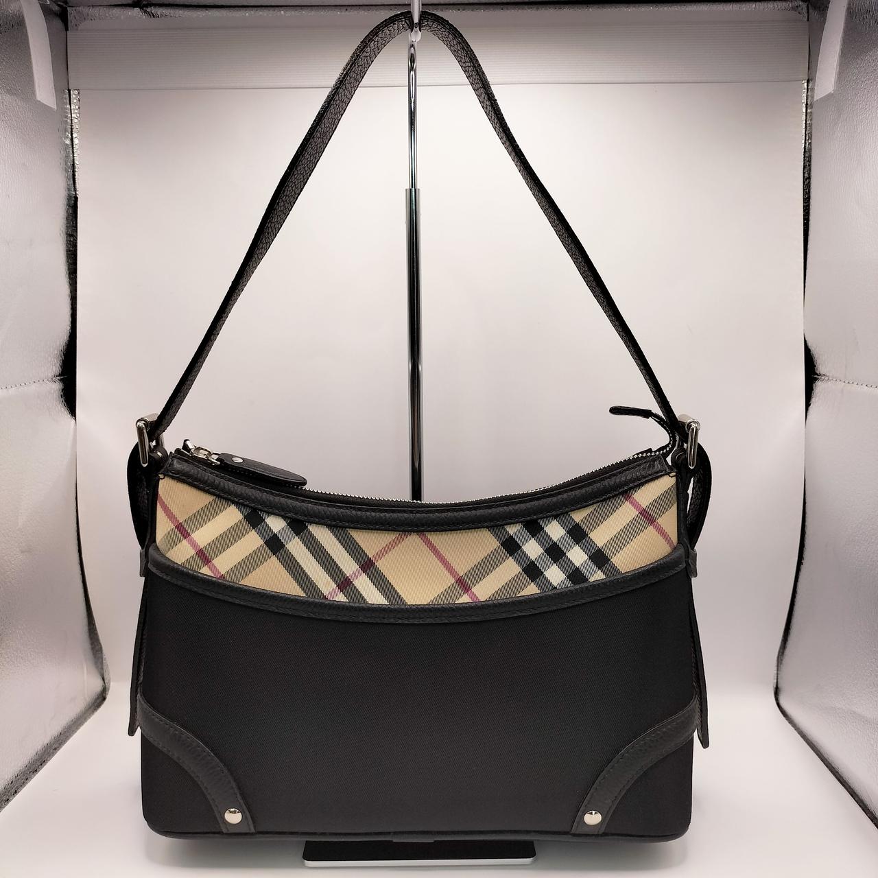 美品 BURBERRY ワンショルダーバッグ サフィアーノレザー ノバチェック バーバリー(BURBERRY)|ノバチェック ワンショルダーバッグ|【ハード