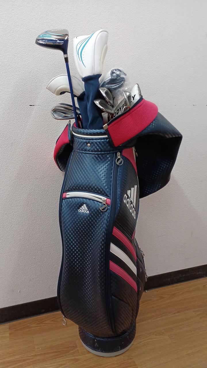 レディース ゴルフセット Fitway ゴルフバッグ adidas ミズノ(MIZUNO
