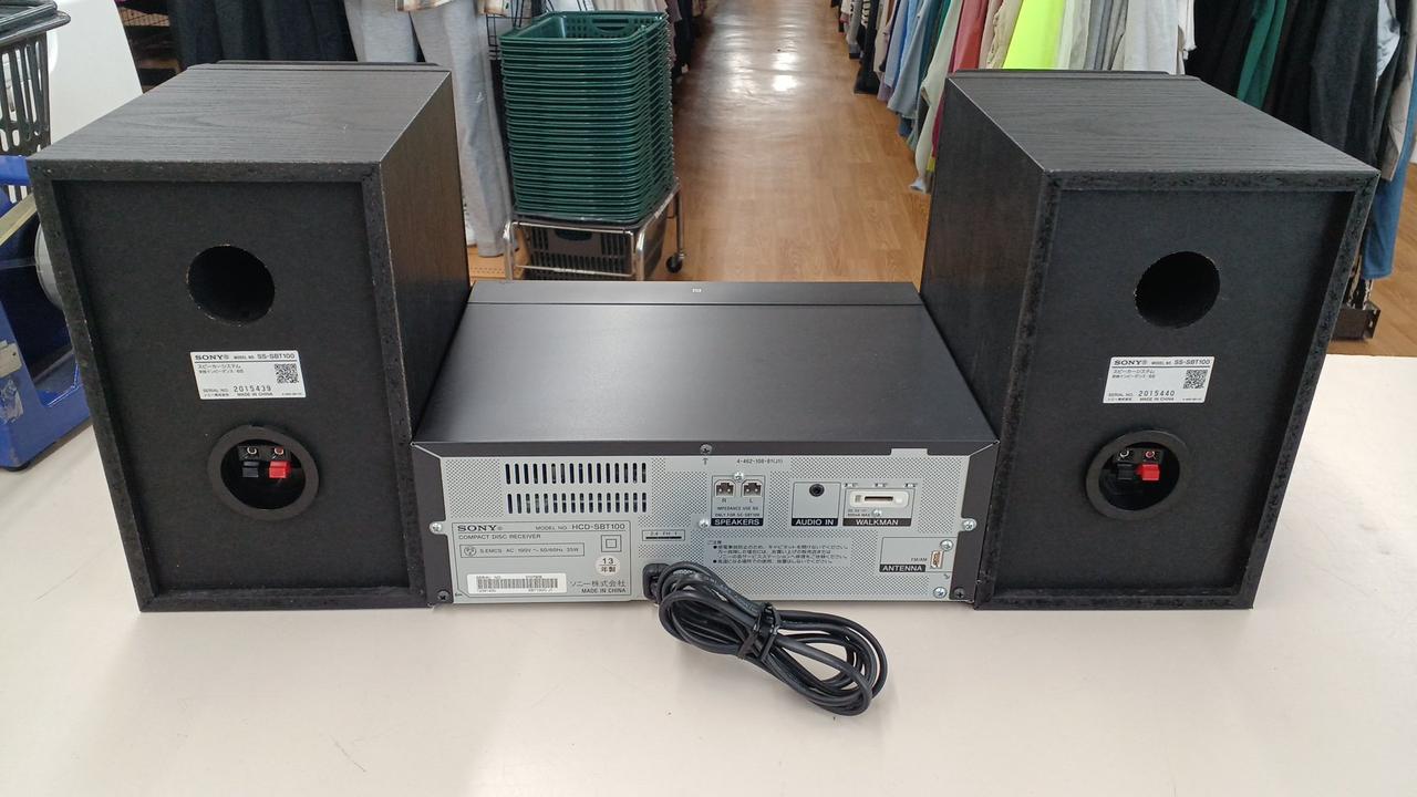 SONY HCD-SBT100 ミニコンポ SONY HCD-SBT100 ミニコンポ - メルカリ
