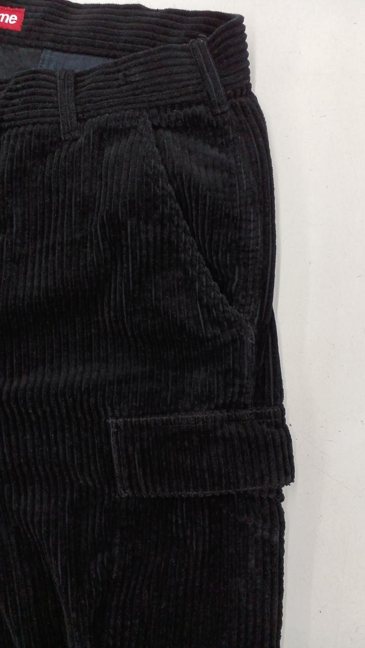 Supreme コーデュロイパンツ ブラック　ベロアパンツ Supreme コーデュロイパンツ ブラック ベロアパンツ Supreme