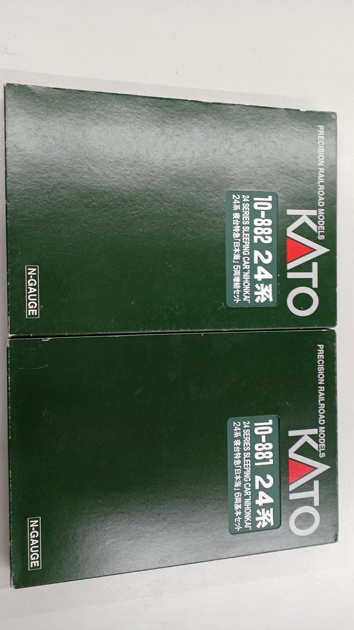 KATO 10-881、882 日本海基本＋増結セット KATO 10-882 24系寝台特急 「日本海」 (増結・5両セット