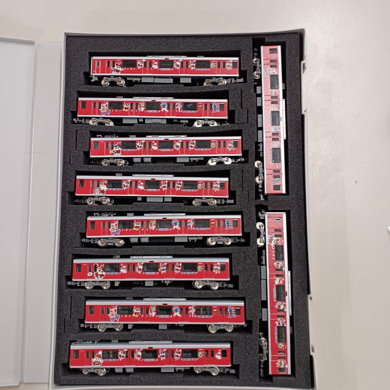 スペーサー交換のうえ、10両収納