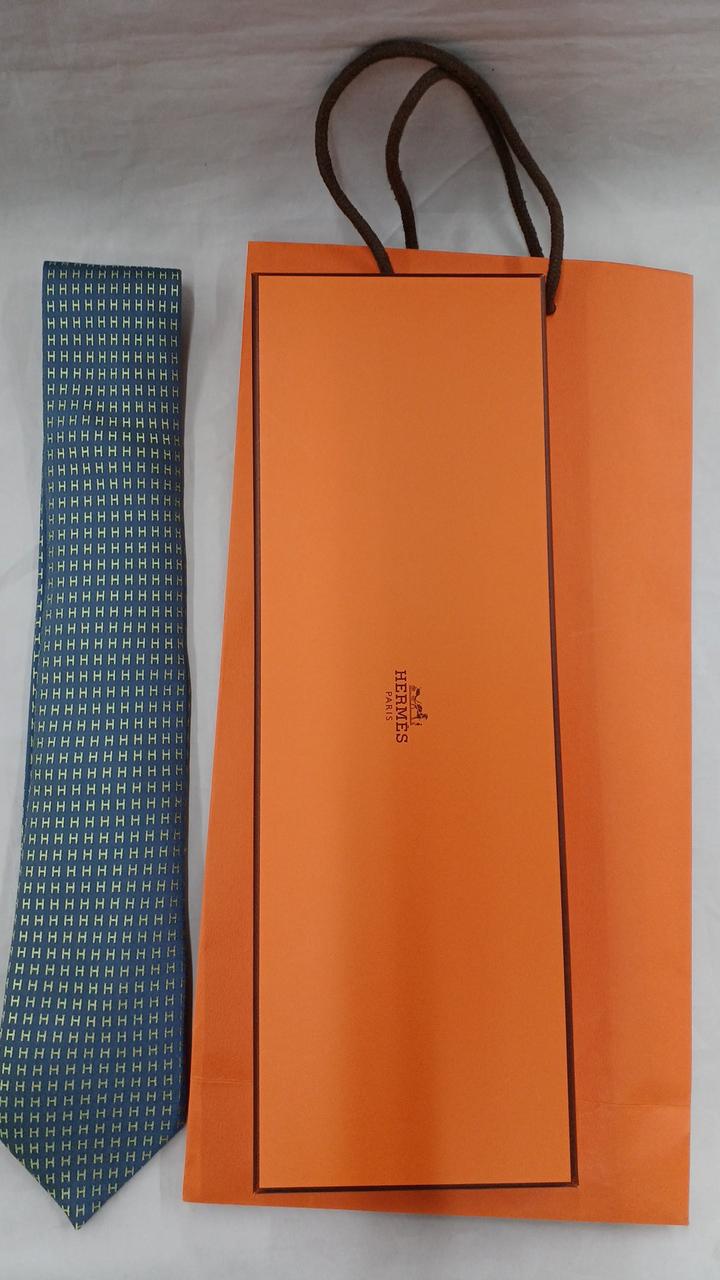 【HERMES】ネクタイ用空箱8個 & ショップ袋8枚 h606278t03-1.jpg