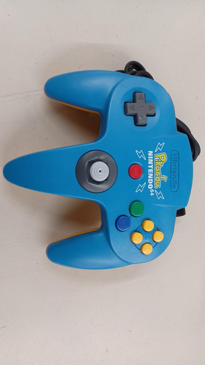 Nintendo DMG-GA、動作確認済❣️超美品❣️ピカピカです❣️ Nintendo64 ピカチュウモデル 本体 青&黄 コントロールブロス