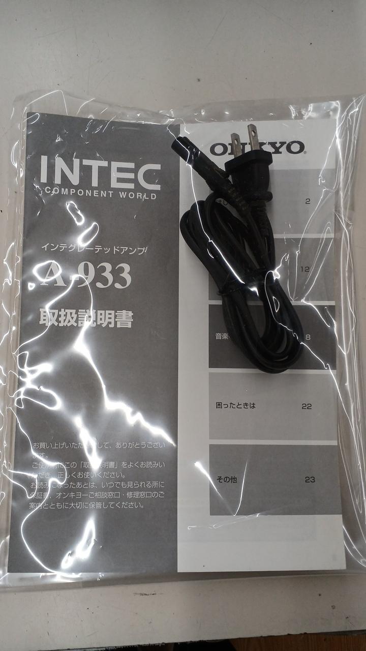 ONKYO オンキョーINTECコンボ（ジャンク） ONKYO|ジャンク プリメインアンプ|HARDOFFオフモール（オフモ
