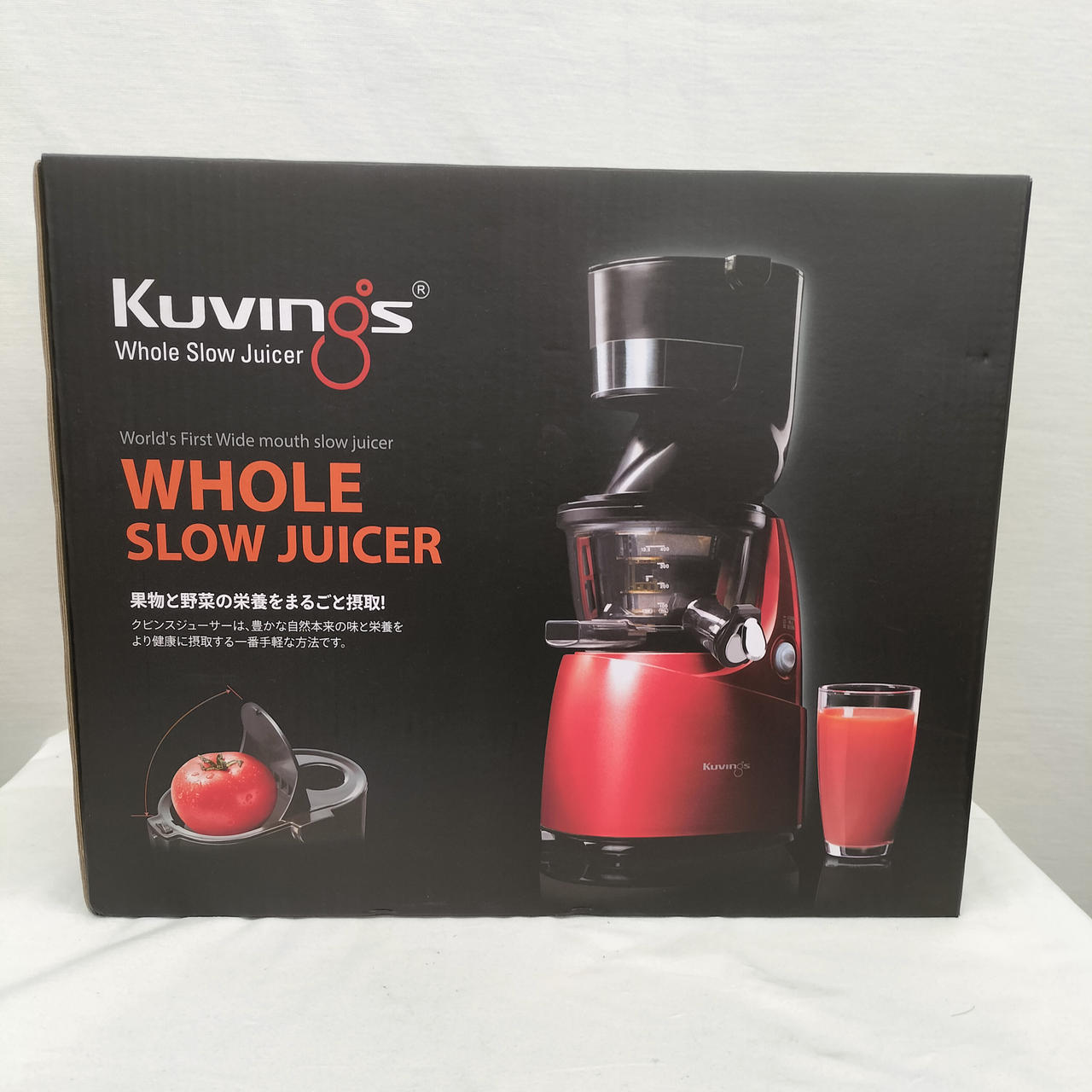 スロージューサー Kuvings JSG-1223C レッドジューサー スロージューサー Kuvings JSG-1223C レッドジューサー