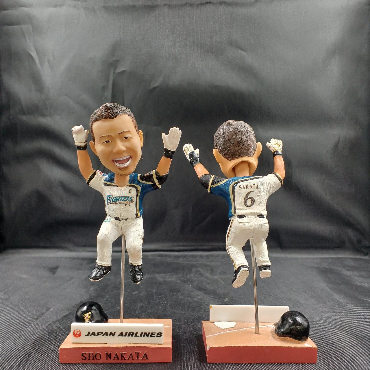 中田選手のみ２体あります。