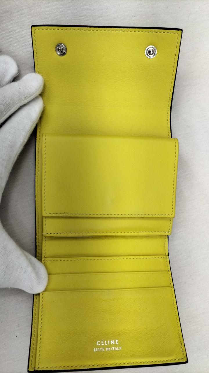 CELINE 三つ折財布 黄色 セリーヌ(CELINE)|三つ折り財布黒|【ハードオフ公式通販】オフモール