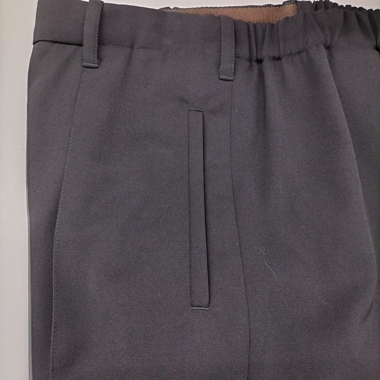 両サイドポケット（しつけあり）