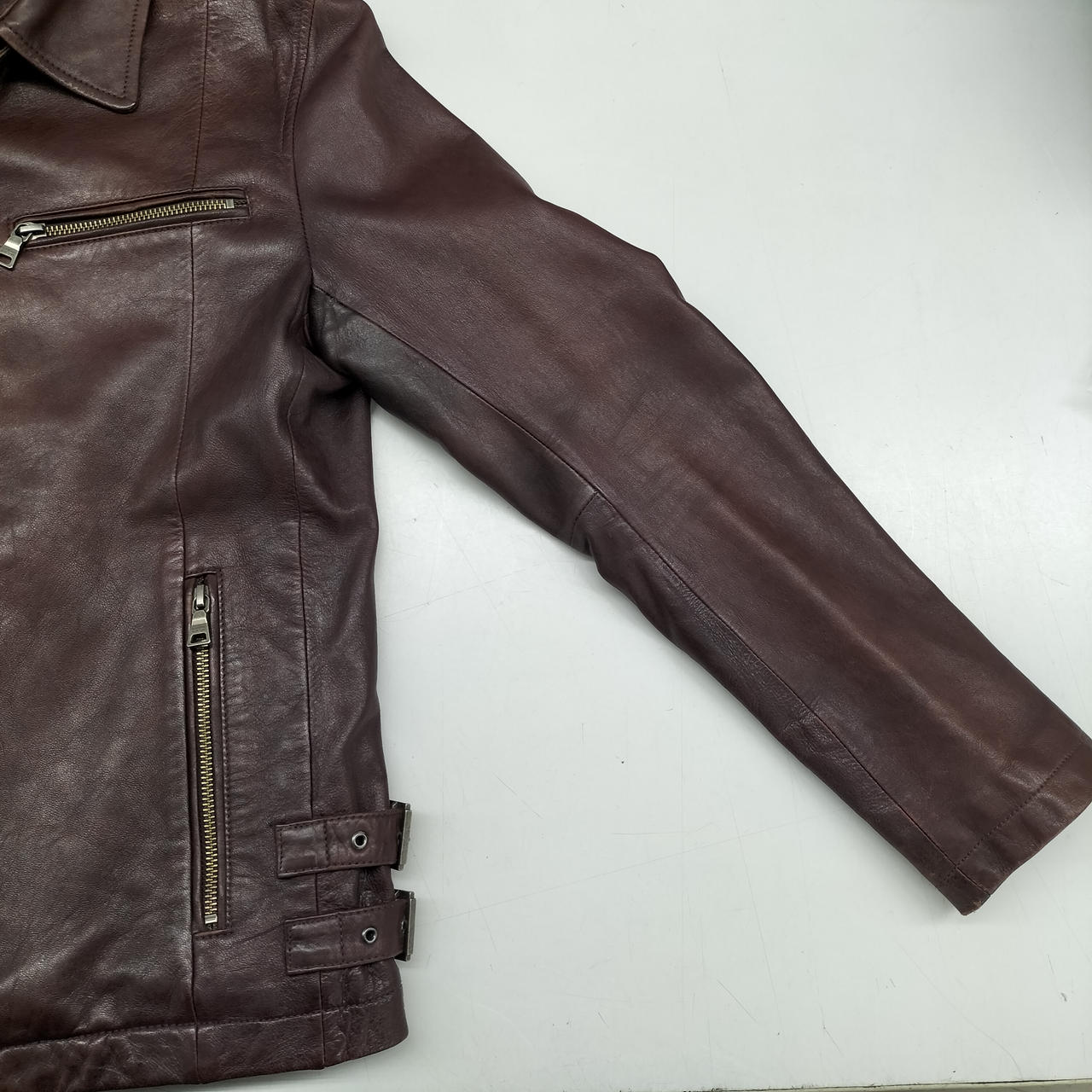 極希少✨ バーバリーブラックレーベル ラムレザー ジャケット M ブラウン バーバリーブラックレーベル(BURBERRY BLACK LABEL)|ラムレザー
