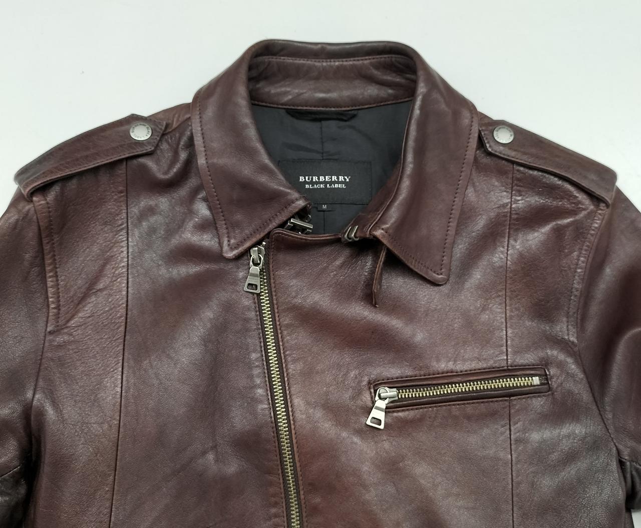 BURBERRY BLACKLABEL ラムレザー ジャケット ブラック M バーバリーブラックレーベル(BURBERRY BLACK LABEL)|ラムレザー